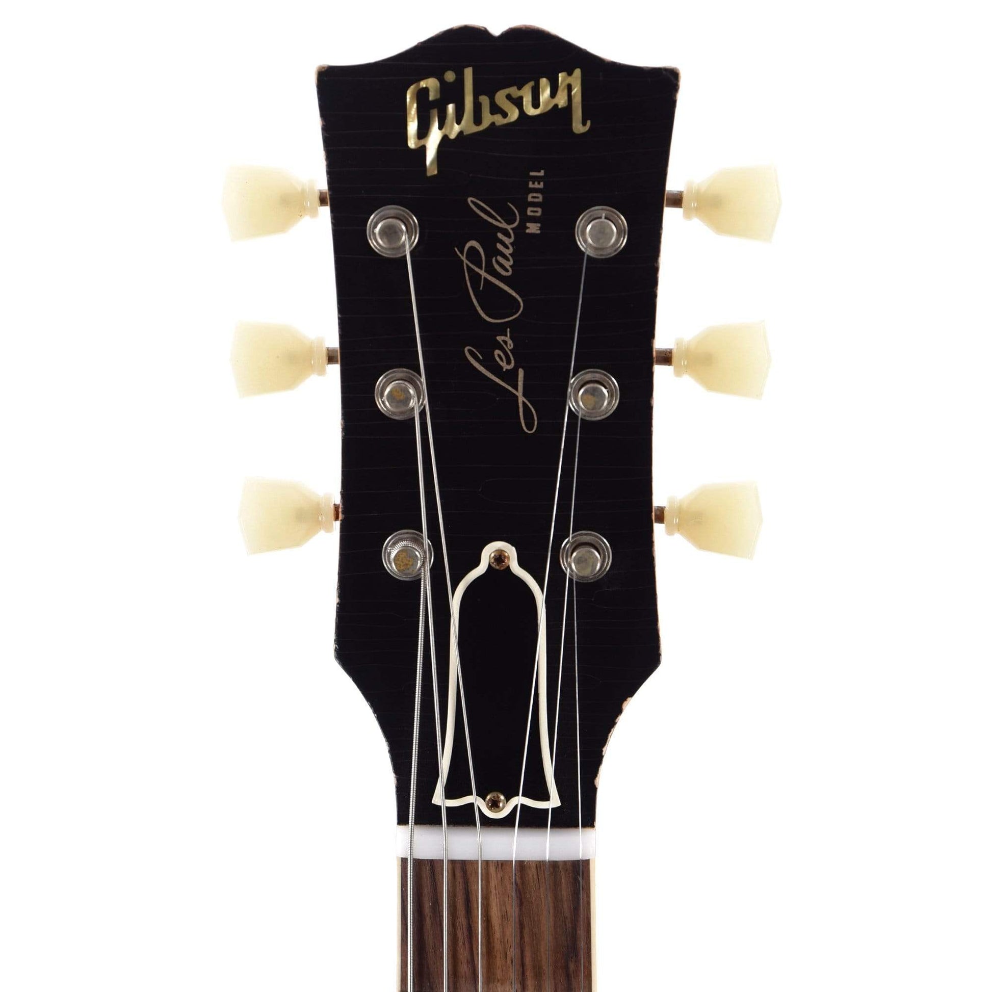 Gibson Custom 1957 Les Paul Standard Reissue Candy Blue Natural Back Aged Electric Guitars / Solid Body