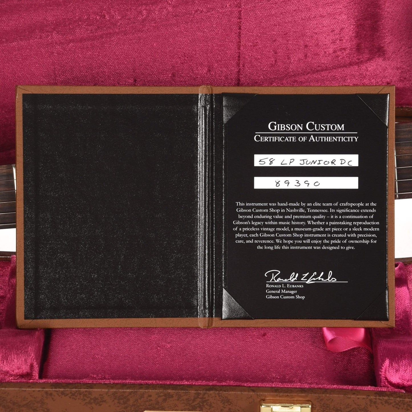 Gibson Custom 1958 Les Paul Junior Double Cut Reissue Cherry Red VOS Electric Guitars / Solid Body