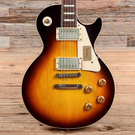 Gibson Custom 1958 Les Paul Standard Bourbon Burst 2013 Electric Guitars / Solid Body