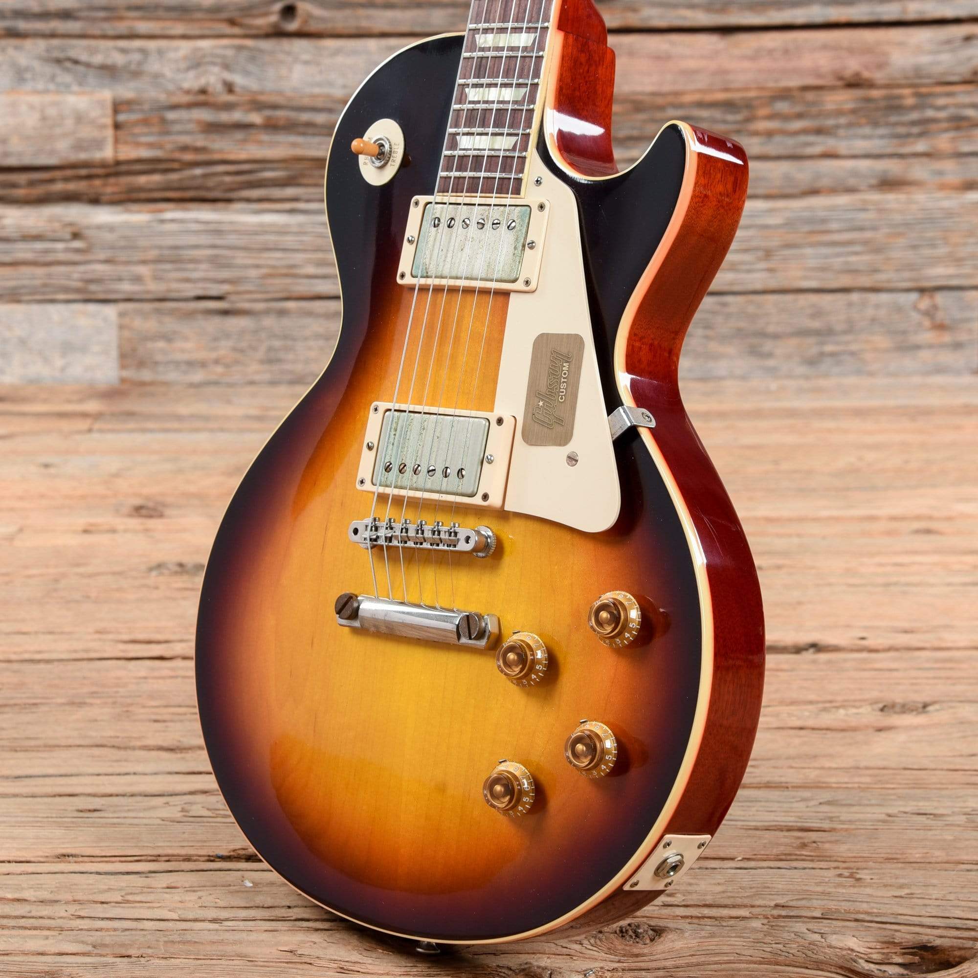 Gibson Custom 1958 Les Paul Standard Bourbon Burst 2013 Electric Guitars / Solid Body