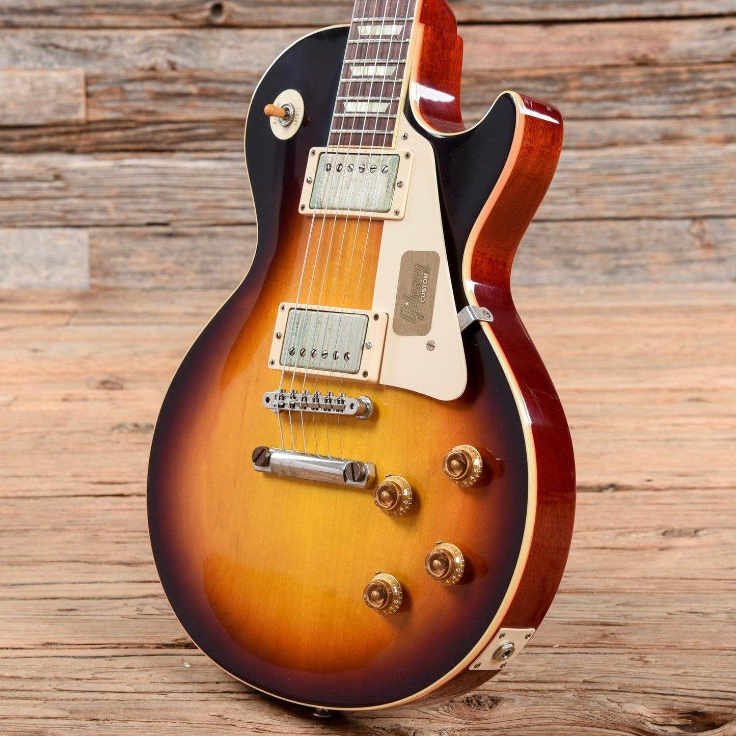 Gibson Custom 1958 Les Paul Standard Bourbon Burst 2013 Electric Guitars / Solid Body