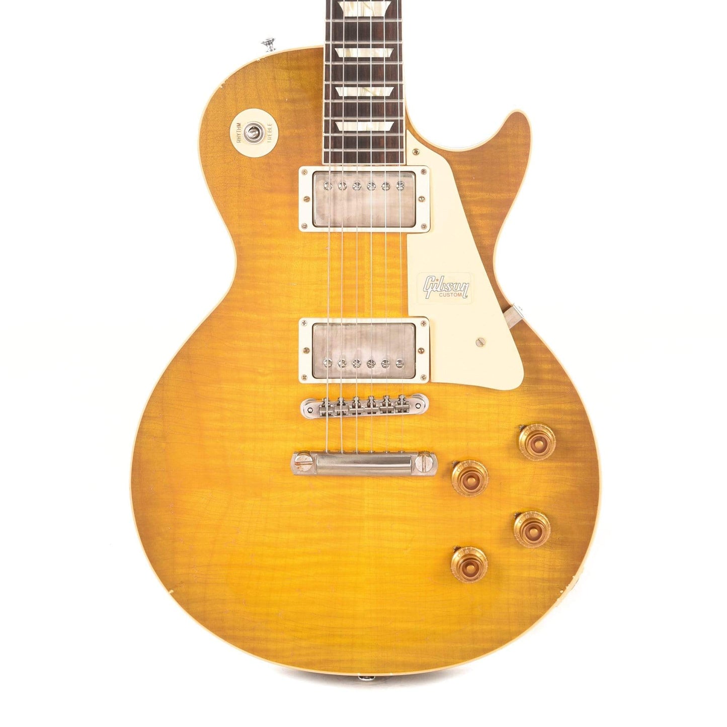 Gibson Custom 1958 Les Paul Standard "CME Spec" Green Lemon Light Aged w/59 Carmelita Neck Electric Guitars / Solid Body