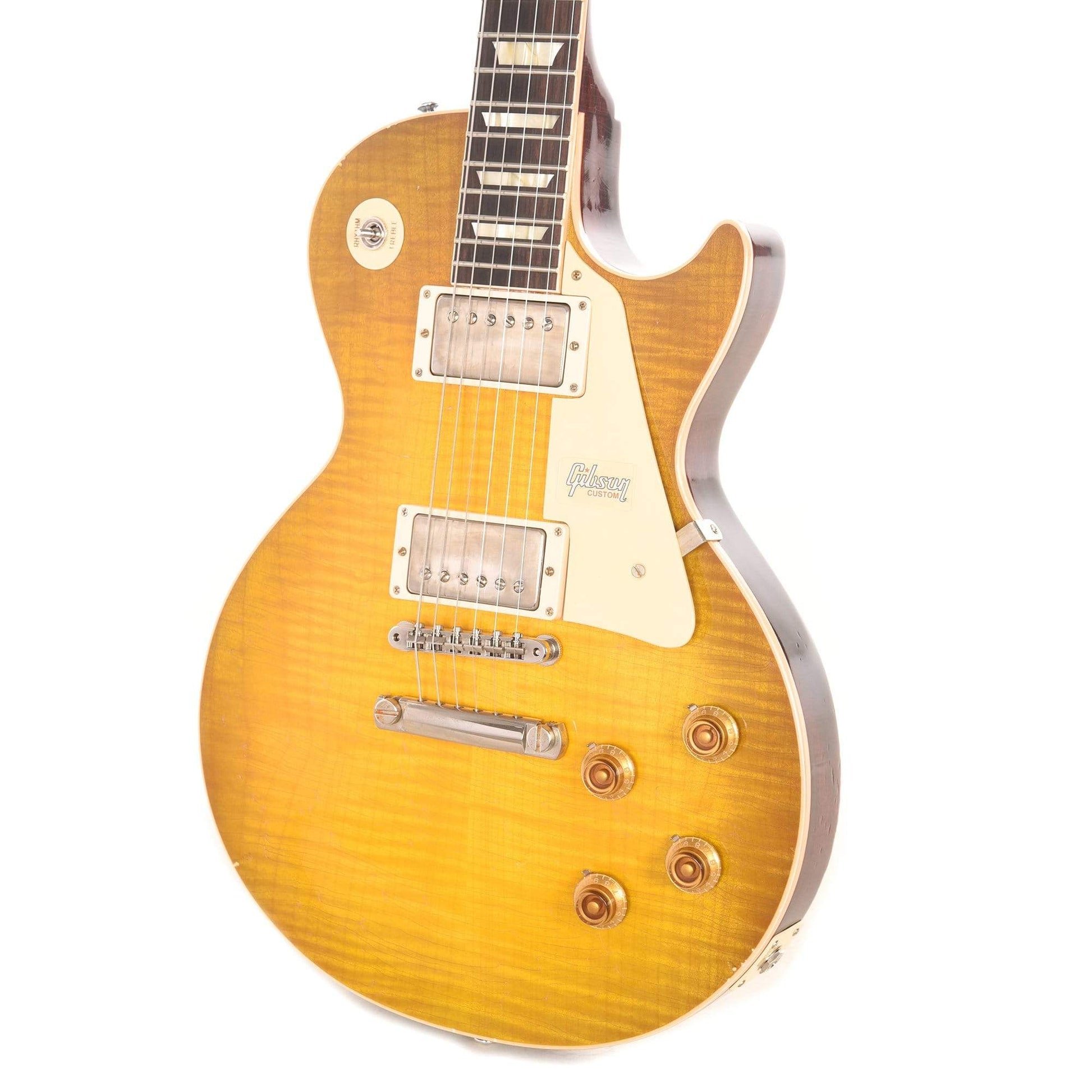 Gibson Custom 1958 Les Paul Standard "CME Spec" Green Lemon Light Aged w/59 Carmelita Neck Electric Guitars / Solid Body