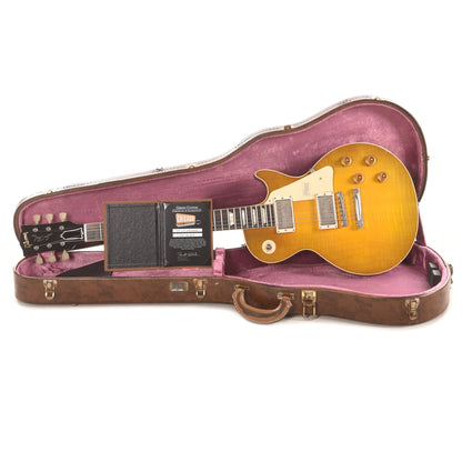 Gibson Custom 1958 Les Paul Standard "CME Spec" Green Lemon Light Aged w/59 Carmelita Neck Electric Guitars / Solid Body