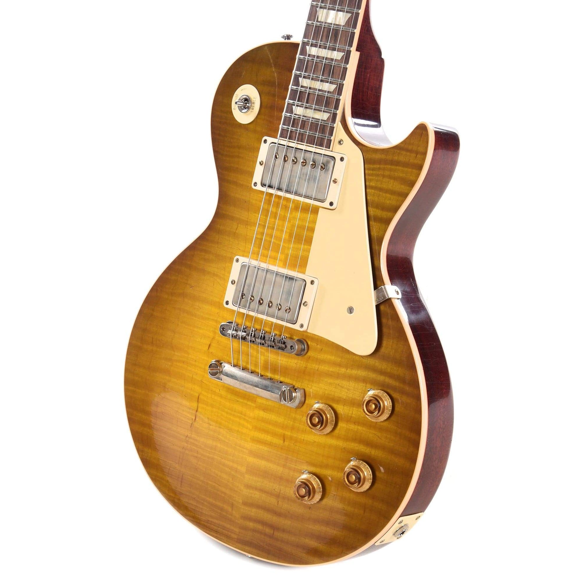 Gibson Custom 1958 Les Paul Standard "CME Spec" Green Lemon Light Aged w/60 V2 Neck Electric Guitars / Solid Body