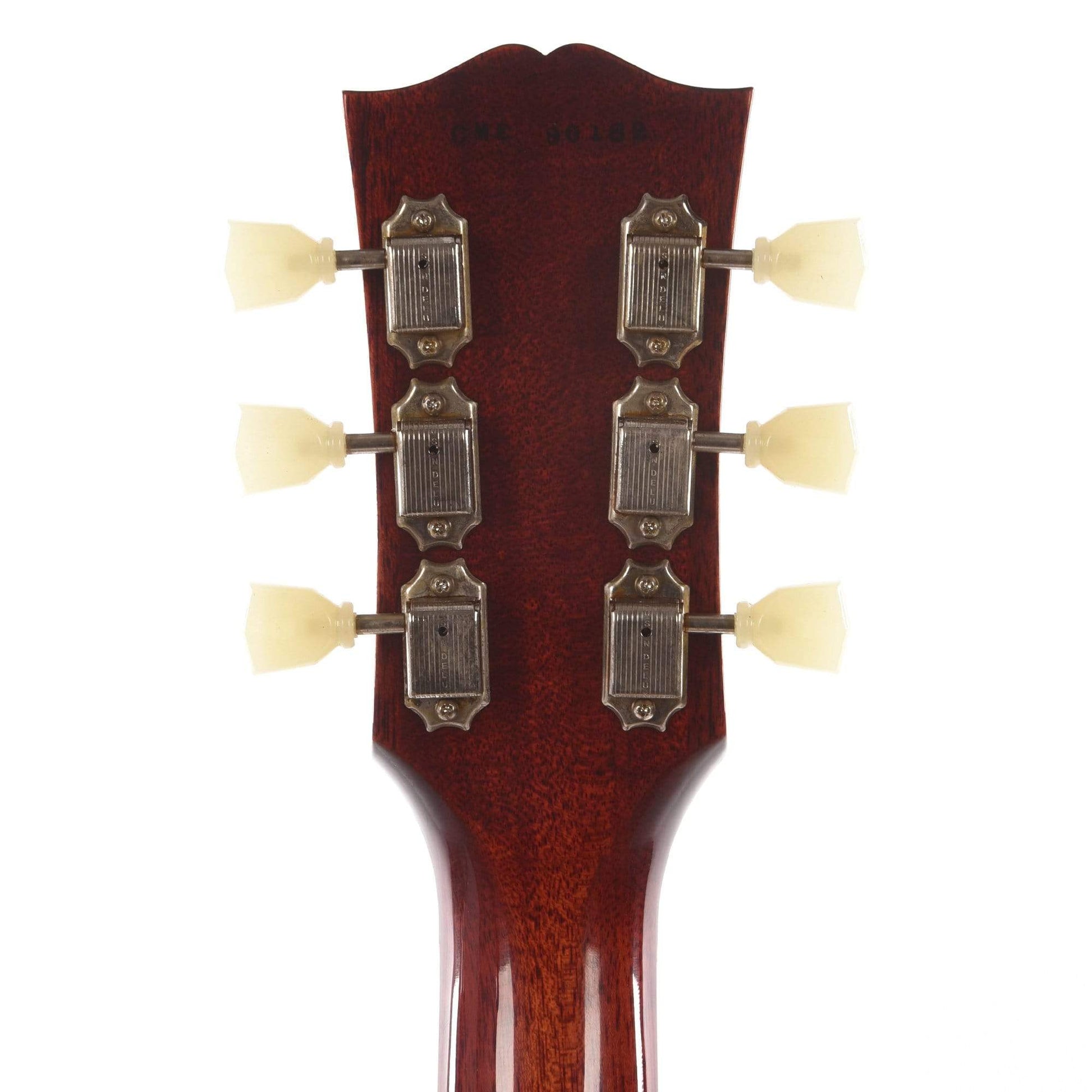 Gibson Custom 1958 Les Paul Standard "CME Spec" Plain Top Amber VOS w/59 Carmelita Neck Electric Guitars / Solid Body