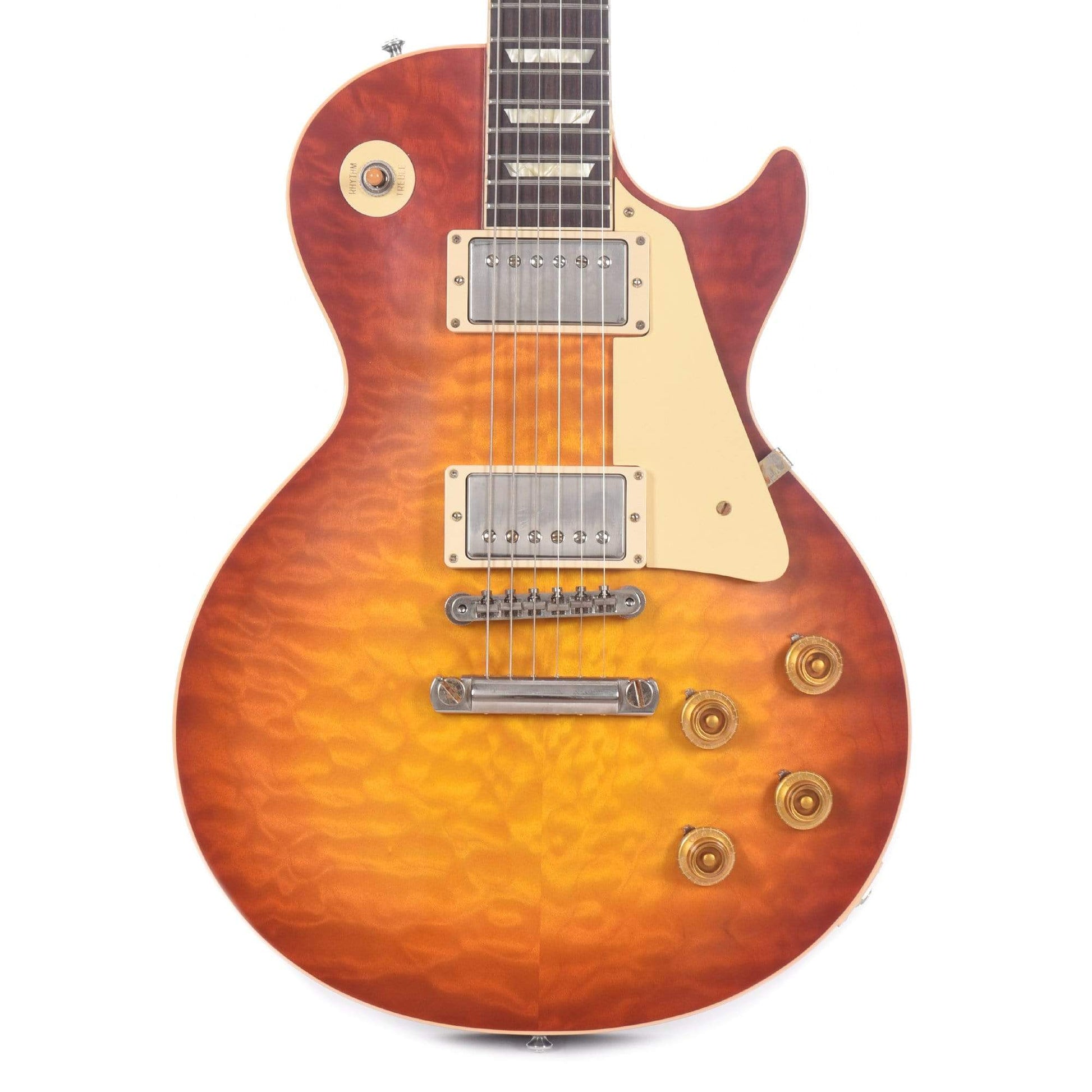 Gibson Custom 1958 Les Paul Standard "CME Spec" Plain Top Cherry Tea Burst VOS w/59 Carmelita Neck Electric Guitars / Solid Body