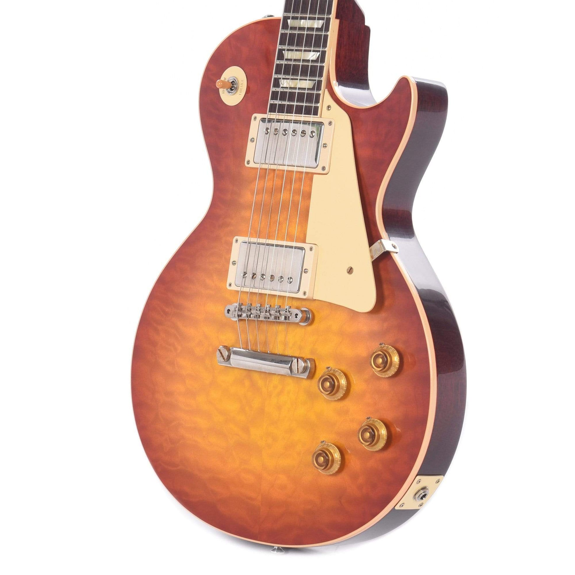 Gibson Custom 1958 Les Paul Standard "CME Spec" Plain Top Cherry Tea Burst VOS w/59 Carmelita Neck Electric Guitars / Solid Body