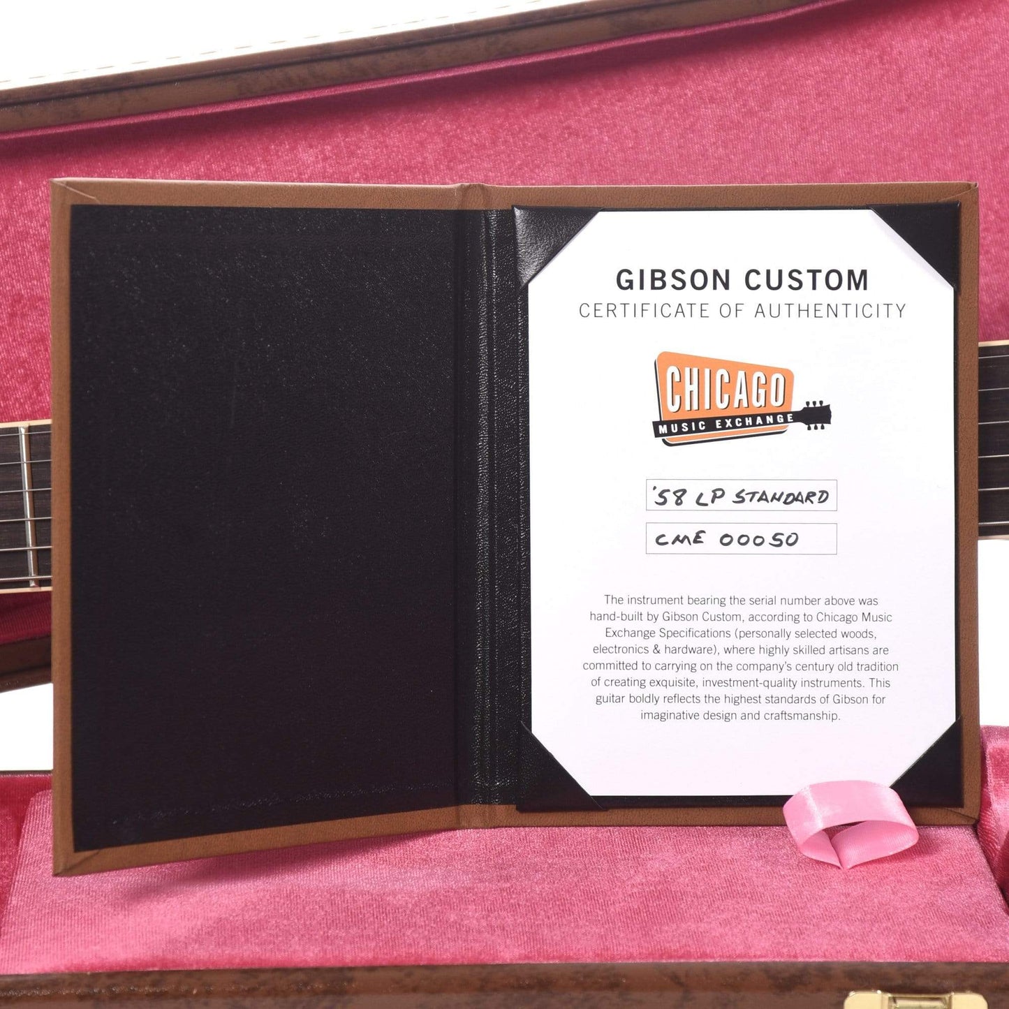 Gibson Custom 1958 Les Paul Standard "CME Spec" Plain Top Cherry Tea Burst VOS w/59 Carmelita Neck Electric Guitars / Solid Body