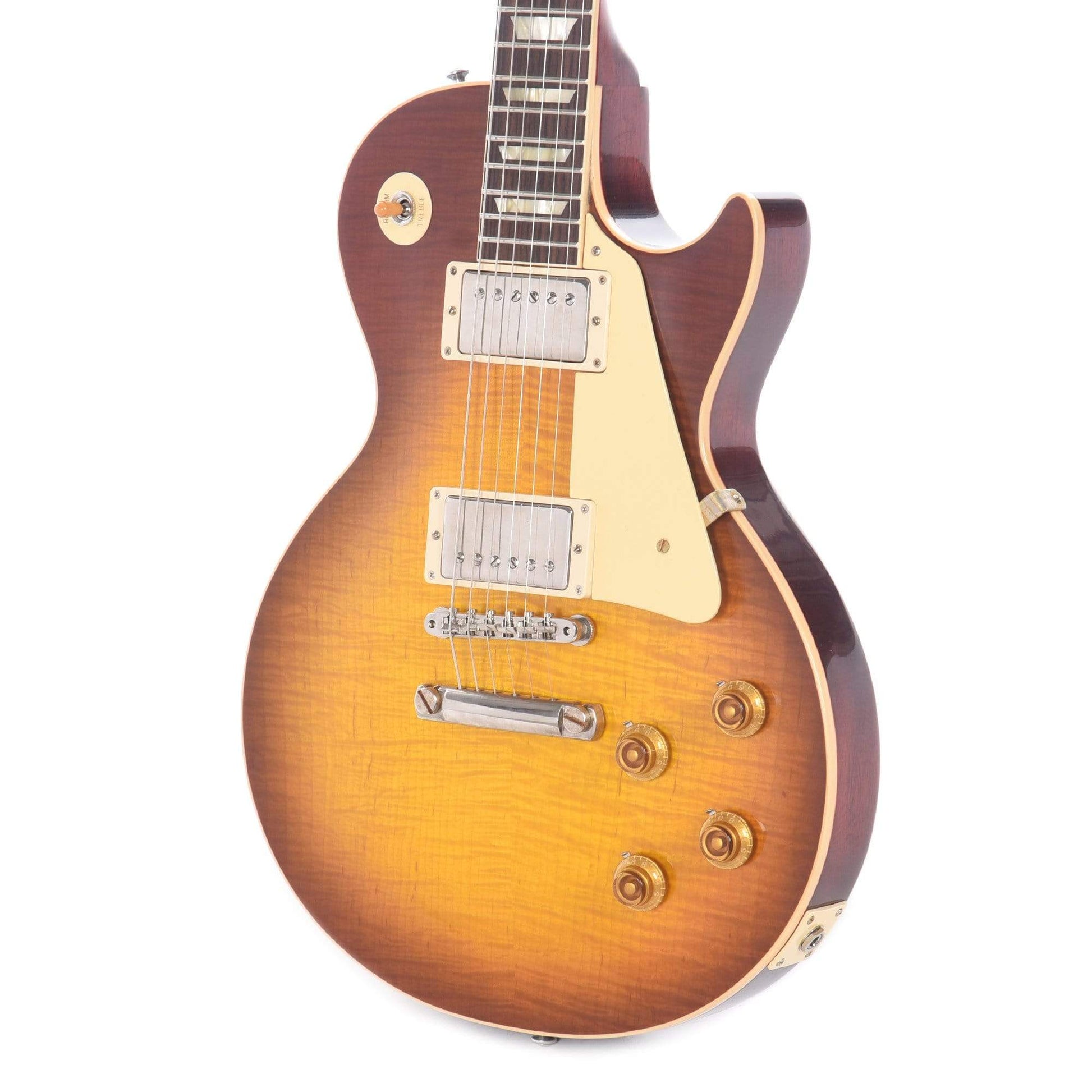 Gibson Custom 1958 Les Paul Standard "CME Spec" Plain Top Cherry Tea Burst VOS w/59 Carmelita Neck Electric Guitars / Solid Body