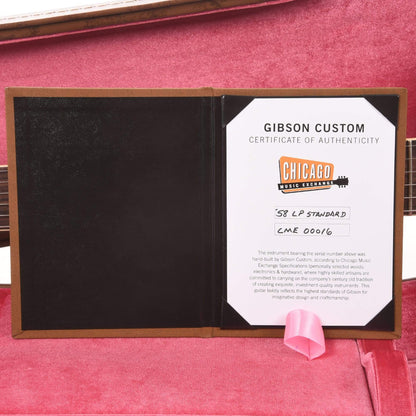 Gibson Custom 1958 Les Paul Standard "CME Spec" Plain Top Green Lemon VOS w/59 Carmelita Neck Electric Guitars / Solid Body