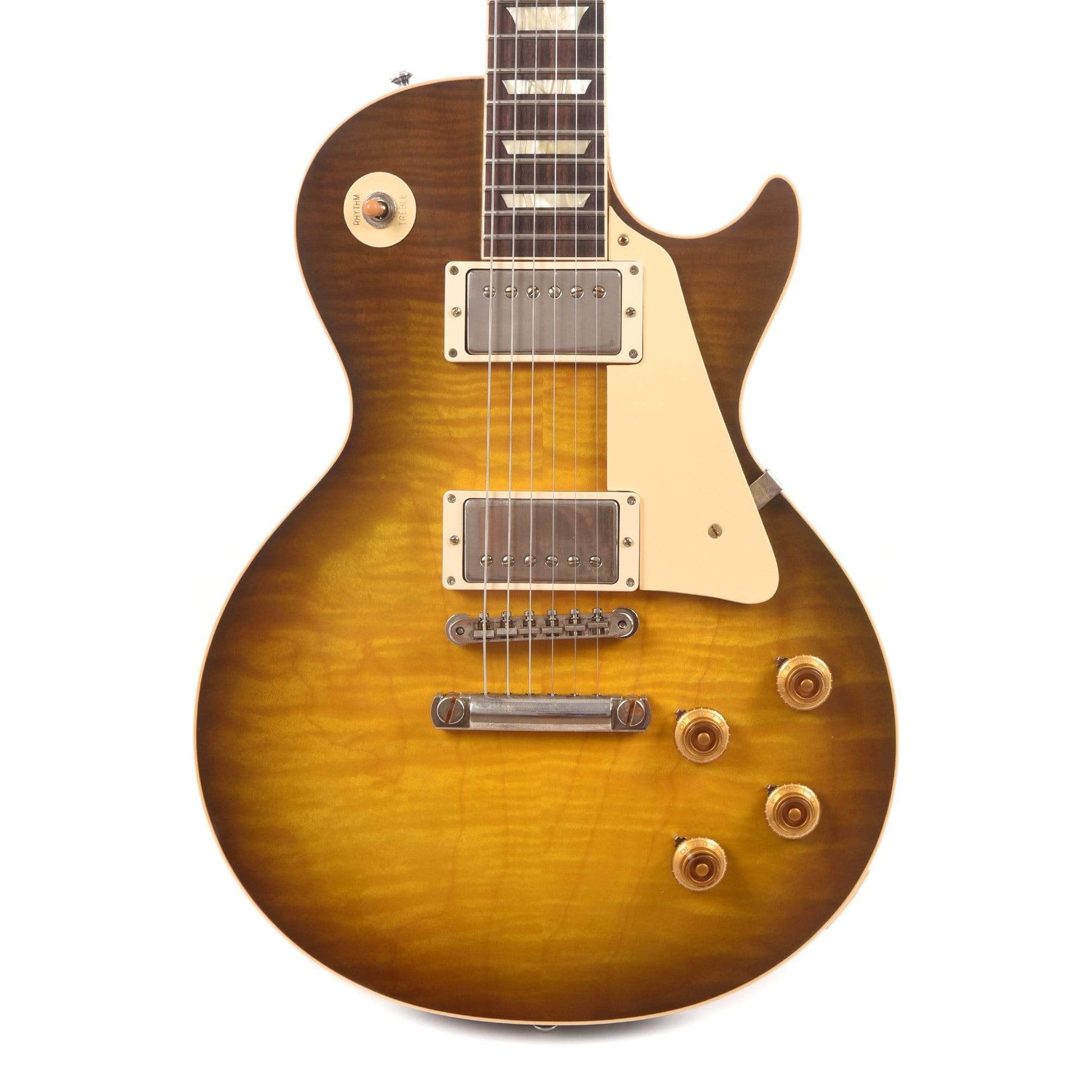 Gibson Custom 1958 Les Paul Standard "CME Spec" Plain Top Green Lemon VOS w/59 Carmelita Neck Electric Guitars / Solid Body