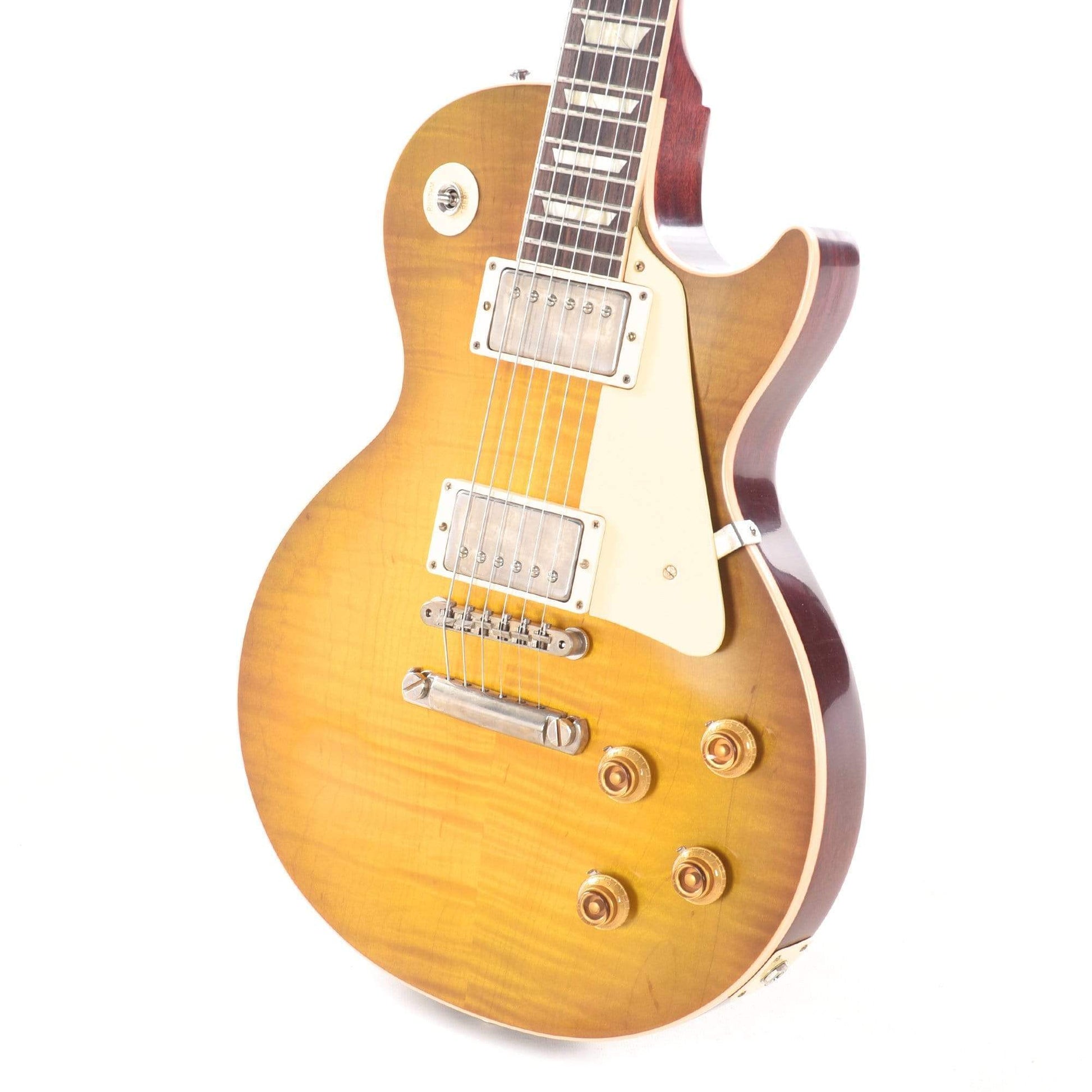 Gibson Custom 1958 Les Paul Standard "CME Spec" Plain Top Green Lemon VOS w/59 Carmelita Neck Electric Guitars / Solid Body