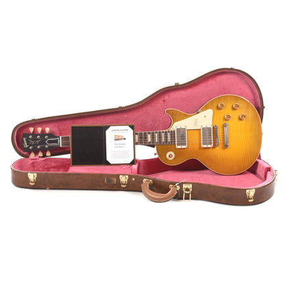 Gibson Custom 1958 Les Paul Standard "CME Spec" Plain Top Green Lemon VOS w/59 Carmelita Neck Electric Guitars / Solid Body