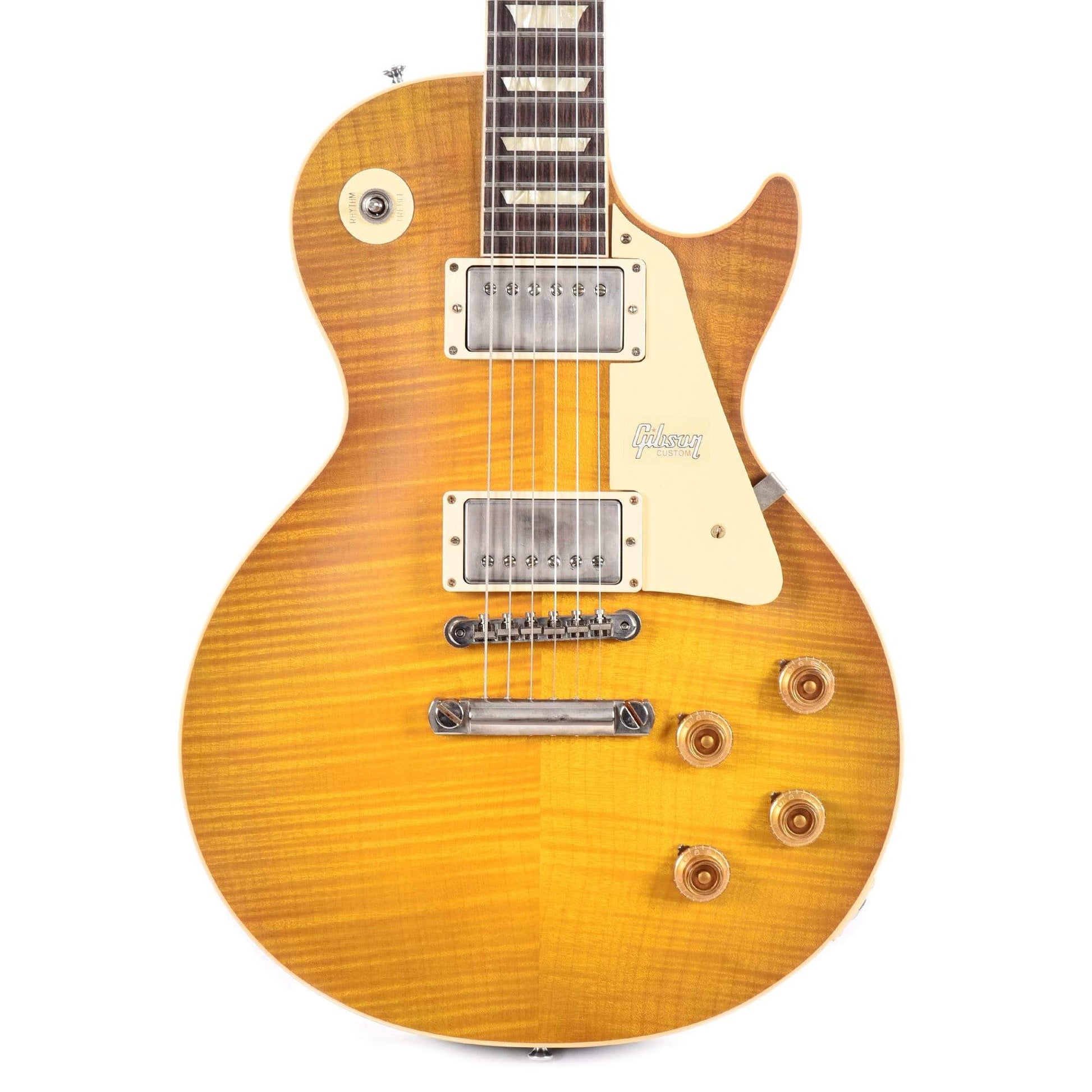 Gibson Custom 1958 Les Paul Standard "CME Spec" Plain Top Green Lemon VOS w/59 Carmelita Neck Electric Guitars / Solid Body