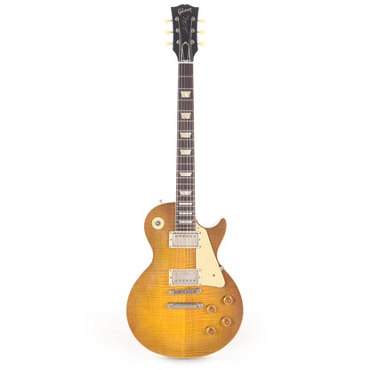 Gibson Custom 1958 Les Paul Standard "CME Spec" Plain Top Green Lemon VOS w/60 V2 Neck Profile Electric Guitars / Solid Body