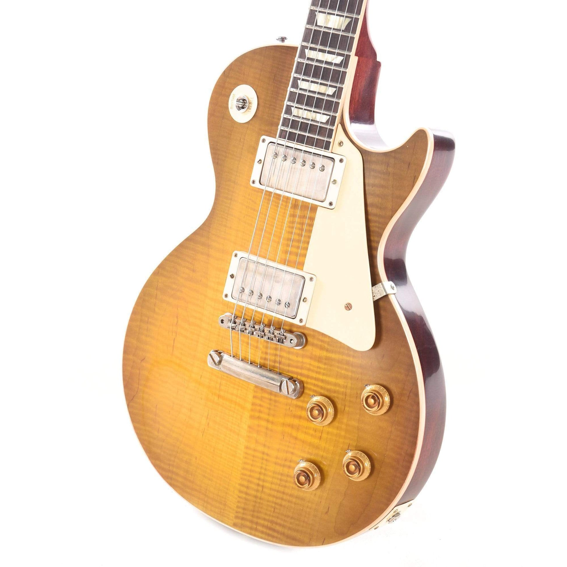 Gibson Custom 1958 Les Paul Standard "CME Spec" Plain Top Green Lemon VOS w/60 V2 Neck Profile Electric Guitars / Solid Body