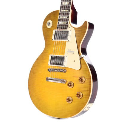 Gibson Custom 1958 Les Paul Standard "CME Spec" Plain Top Green Lemon VOS w/60 V2 Neck Profile Electric Guitars / Solid Body