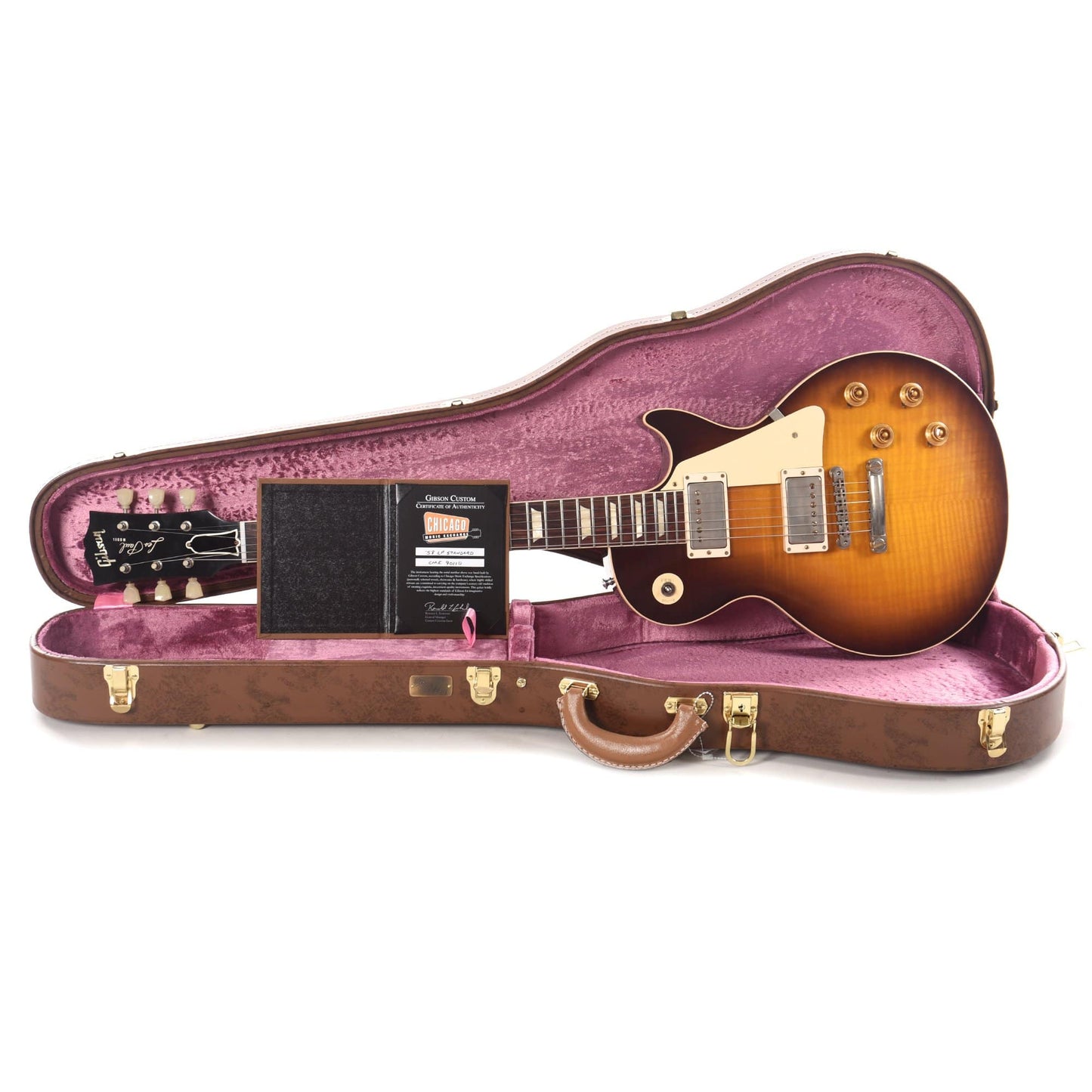 Gibson Custom 1958 Les Paul Standard "CME Spec" Plain Top Kindred Burst Fade VOS w/60 V2 Neck Profile Electric Guitars / Solid Body