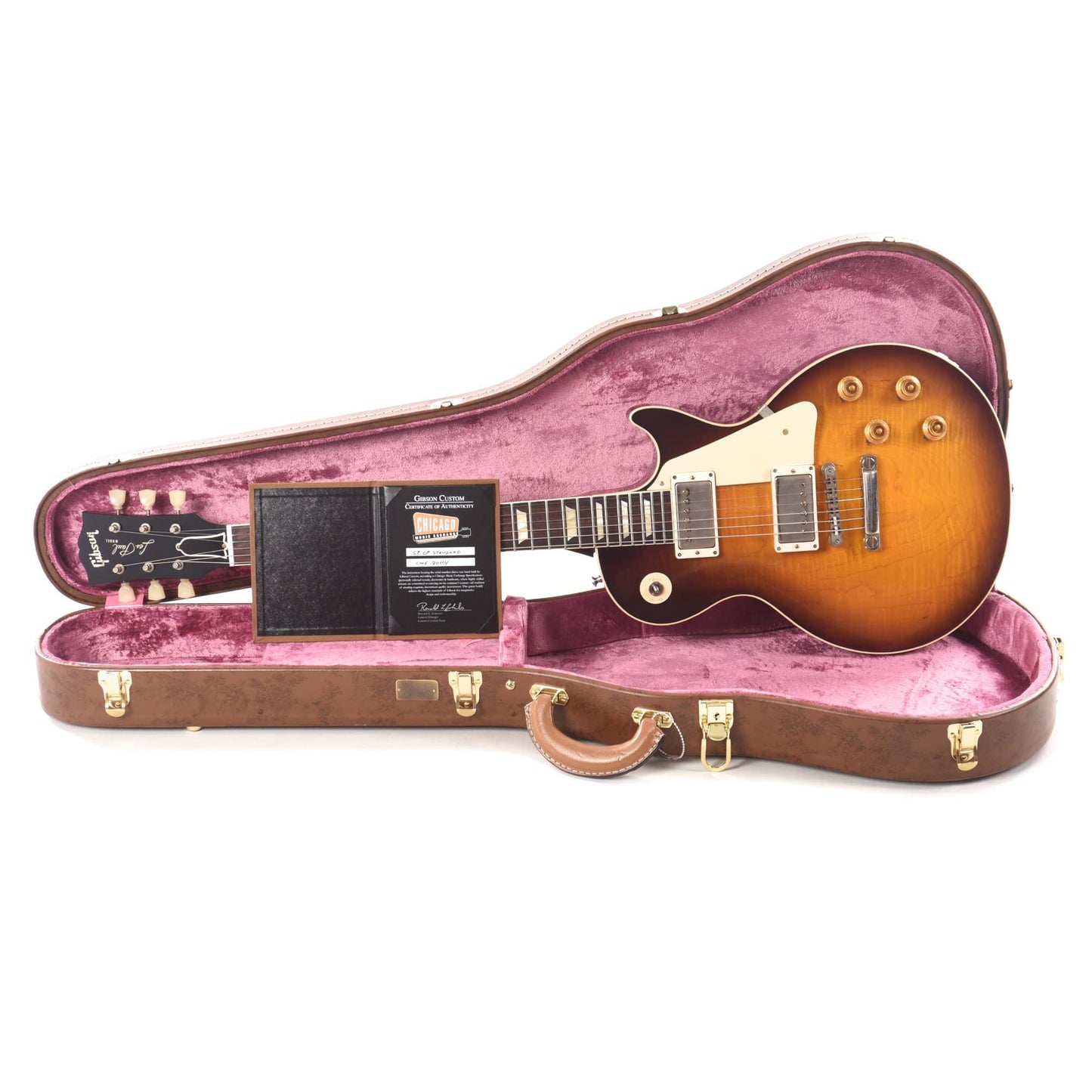 Gibson Custom 1958 Les Paul Standard "CME Spec" Plain Top Kindred Burst Fade VOS w/60 V2 Neck Profile Electric Guitars / Solid Body
