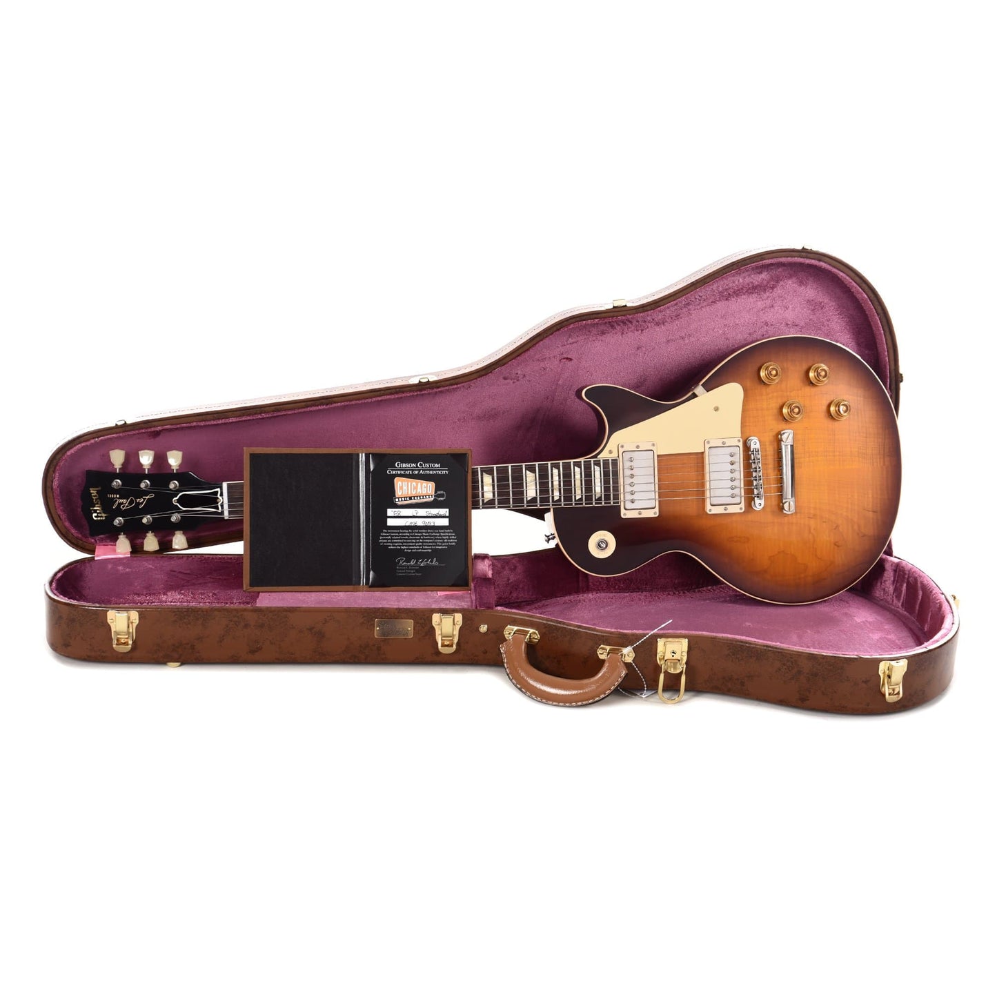 Gibson Custom 1958 Les Paul Standard "CME Spec" Plain Top Kindred Burst Fade VOS w/60 V2 Neck Profile Electric Guitars / Solid Body