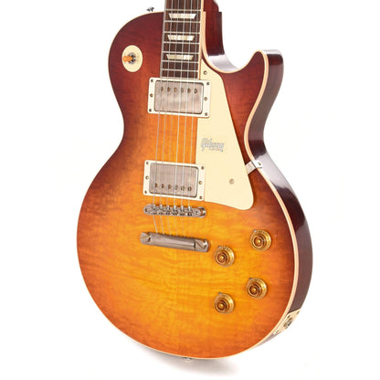 Gibson Custom 1958 Les Paul Standard "CME Spec" Plain Top Slow Iced Tea Fade VOS w/59 Carmelita Neck Electric Guitars / Solid Body