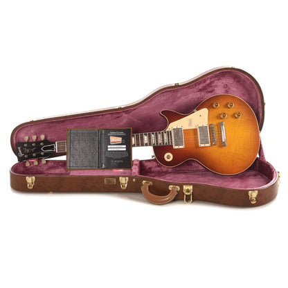 Gibson Custom 1958 Les Paul Standard "CME Spec" Plain Top Slow Iced Tea Fade VOS w/59 Carmelita Neck Electric Guitars / Solid Body