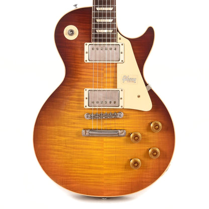 Gibson Custom 1958 Les Paul Standard "CME Spec" Plain Top Slow Iced Tea Fade VOS w/59 Carmelita Neck Electric Guitars / Solid Body