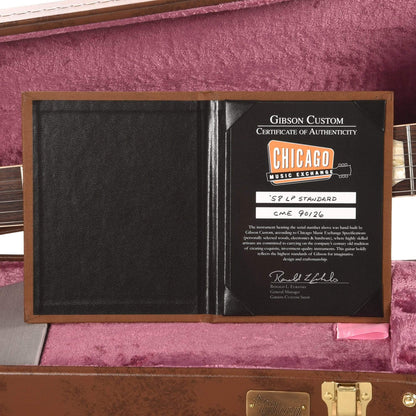 Gibson Custom 1958 Les Paul Standard "CME Spec" Plain Top Slow Iced Tea Fade VOS w/59 Carmelita Neck Electric Guitars / Solid Body