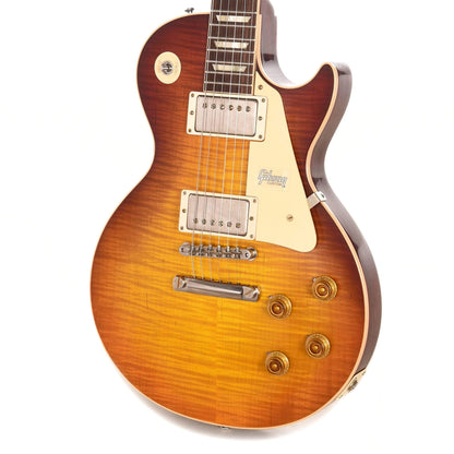 Gibson Custom 1958 Les Paul Standard "CME Spec" Plain Top Slow Iced Tea Fade VOS w/59 Carmelita Neck Electric Guitars / Solid Body