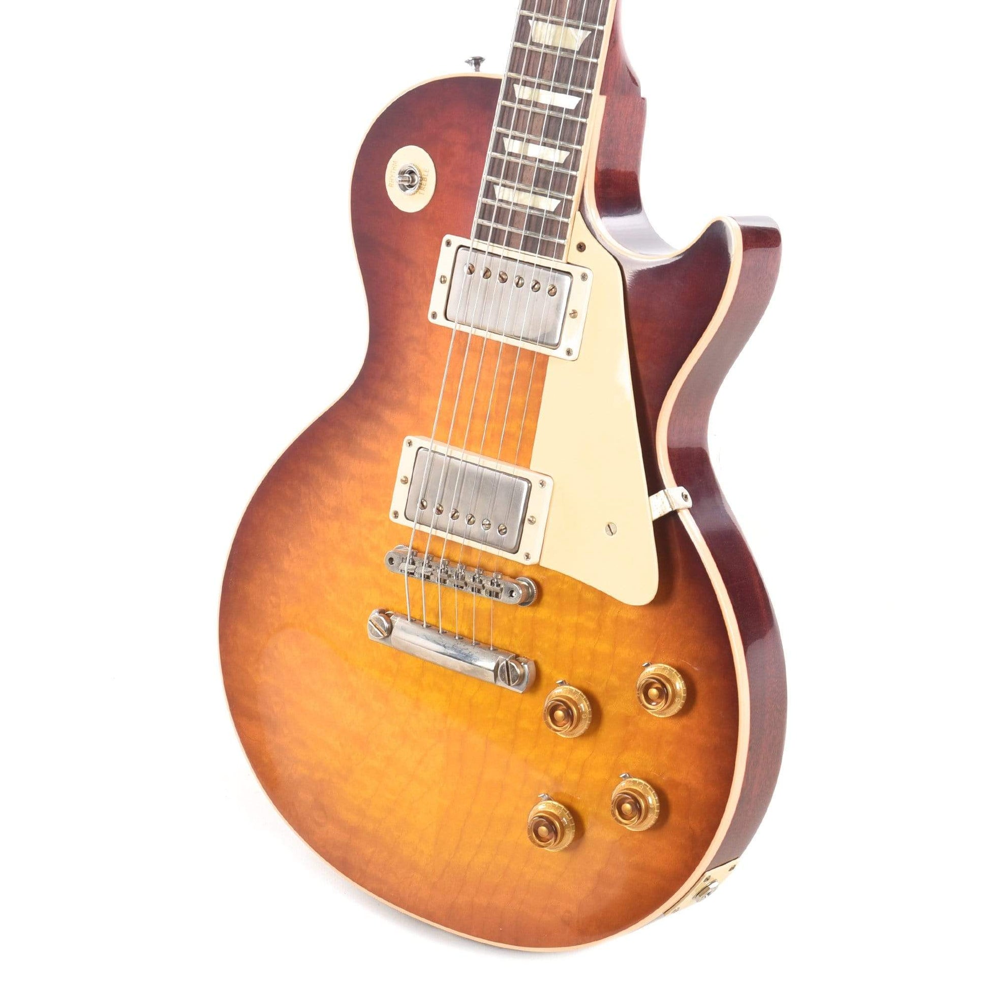 Gibson Custom 1958 Les Paul Standard "CME Spec" Plain Top Slow Iced Tea Fade VOS w/60 V2 Neck Profile Electric Guitars / Solid Body