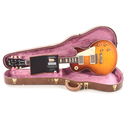 Gibson Custom 1958 Les Paul Standard "CME Spec" Plain Top Slow Iced Tea Fade VOS w/60 V2 Neck Profile Electric Guitars / Solid Body