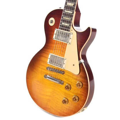 Gibson Custom 1958 Les Paul Standard "CME Spec" Plain Top Slow Iced Tea Fade VOS w/60 V2 Neck Profile Electric Guitars / Solid Body