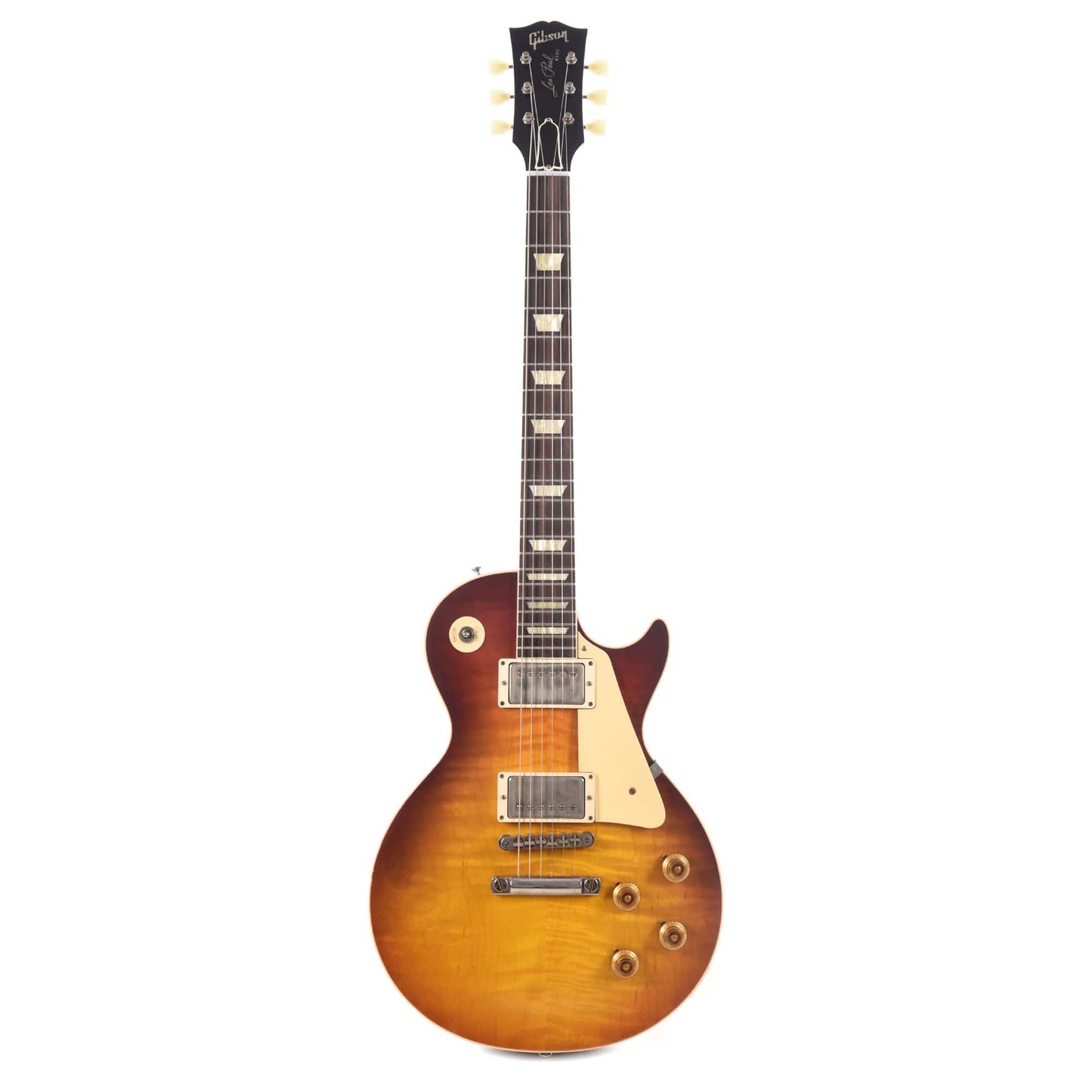 Gibson Custom 1958 Les Paul Standard "CME Spec" Plain Top Slow Iced Tea Fade VOS w/60 V2 Neck Profile Electric Guitars / Solid Body