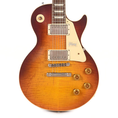 Gibson Custom 1958 Les Paul Standard "CME Spec" Plain Top Slow Iced Tea Fade VOS w/60 V2 Neck Profile Electric Guitars / Solid Body