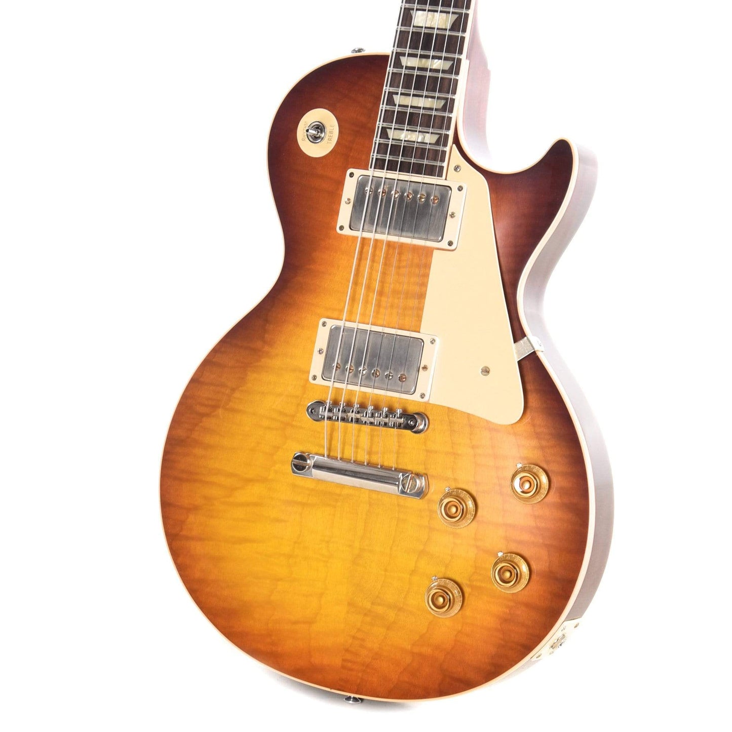 Gibson Custom 1958 Les Paul Standard "CME Spec" Plain Top Slow Iced Tea Fade VOS w/60 V2 Neck Profile Electric Guitars / Solid Body
