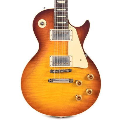 Gibson Custom 1958 Les Paul Standard "CME Spec" Plain Top Slow Iced Tea Fade VOS w/60 V2 Neck Profile Electric Guitars / Solid Body