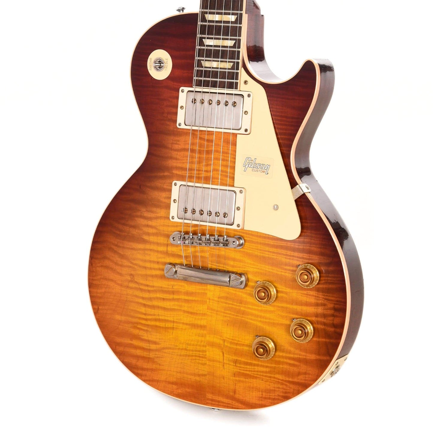 Gibson Custom 1958 Les Paul Standard "CME Spec" Slow Iced Tea Fade Light Aged w/59 Carmelita Neck Electric Guitars / Solid Body