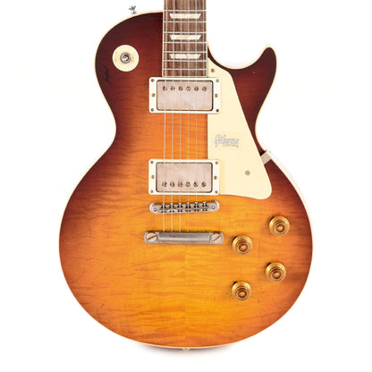 Gibson Custom 1958 Les Paul Standard "CME Spec" Slow Iced Tea Fade Light Aged w/60 V2 Neck Electric Guitars / Solid Body