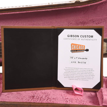 Gibson Custom 1958 Les Paul Standard "CME Spec" Slow Iced Tea Fade Light Aged w/60 V2 Neck Electric Guitars / Solid Body