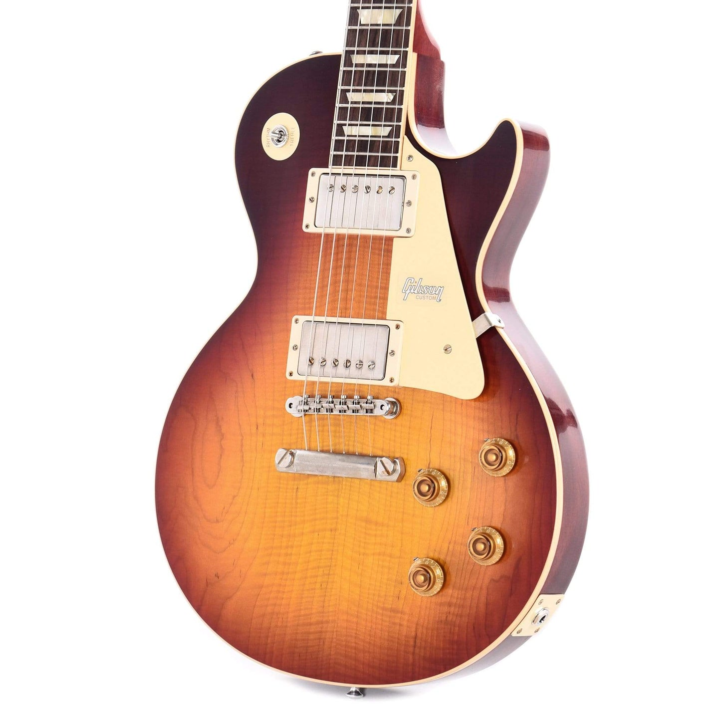 Gibson Custom 1958 Les Paul Standard Dark Bourbon Fade VOS Electric Guitars / Solid Body