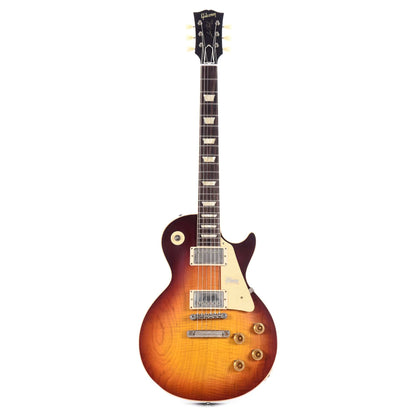 Gibson Custom 1958 Les Paul Standard Dark Bourbon Fade VOS Electric Guitars / Solid Body