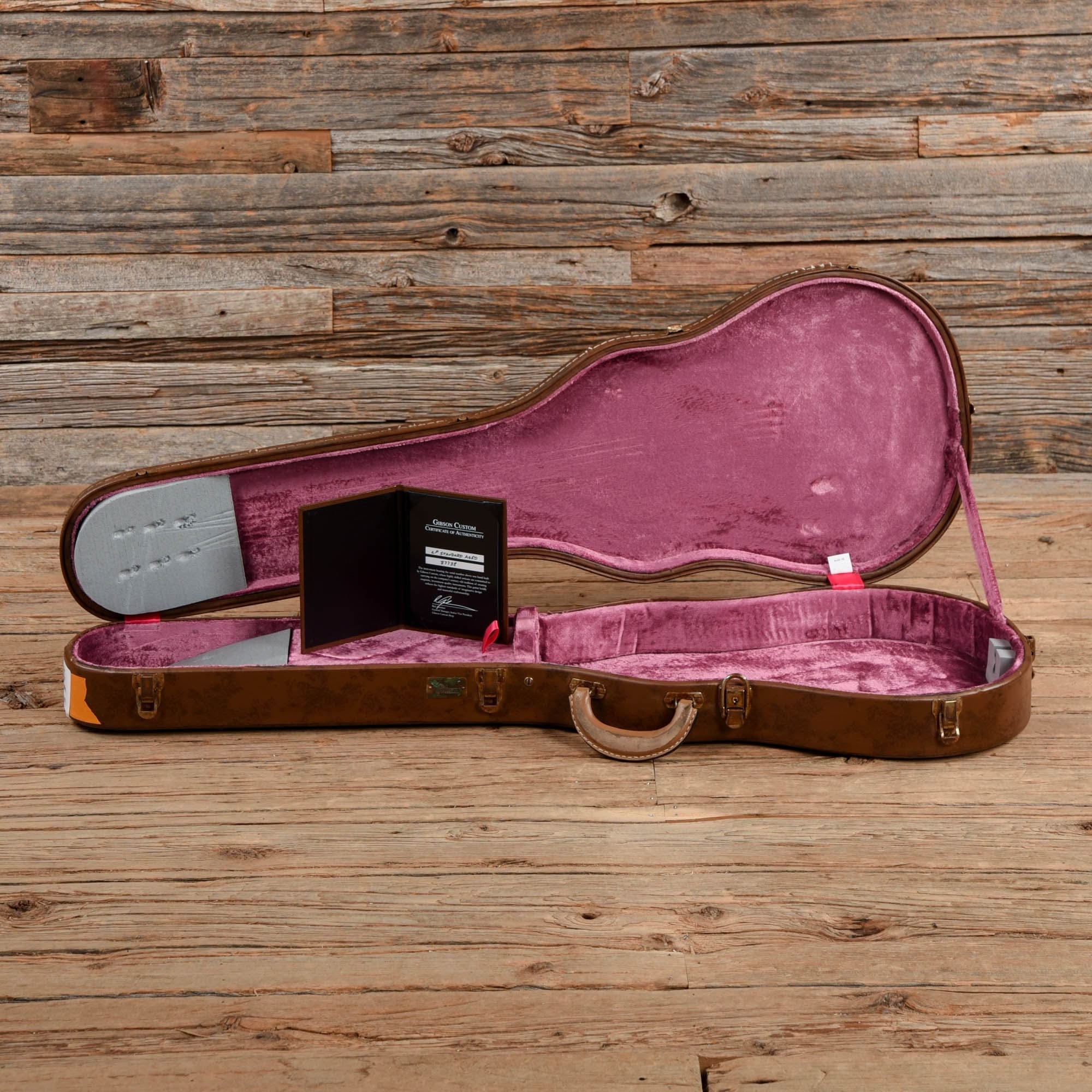 Gibson Custom 1958 Les Paul Standard Reissue Aged Ebony Painted Over Sunburst 2017 Electric Guitars / Solid Body