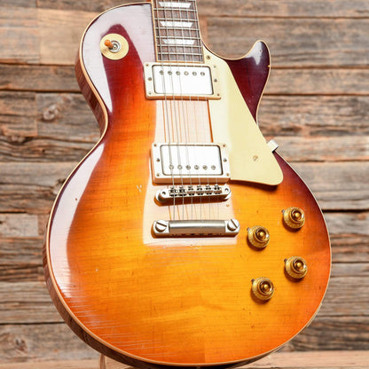Gibson Custom 1958 Les Paul Standard Reissue Aged Sunburst 2018 Electric Guitars / Solid Body
