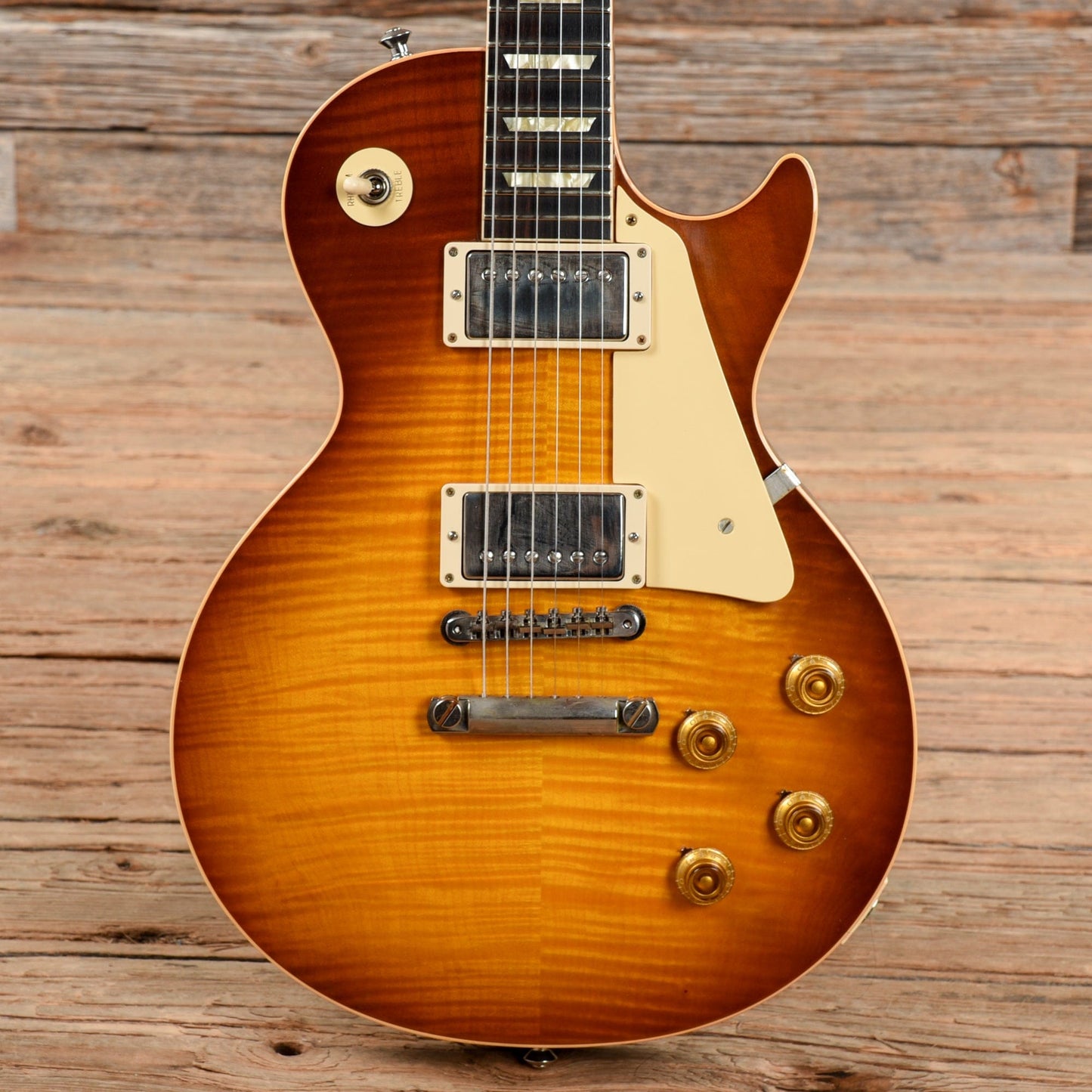 Gibson Custom 1958 Les Paul Standard Reissue "CME Spec" Amber VOS 2021 Electric Guitars / Solid Body