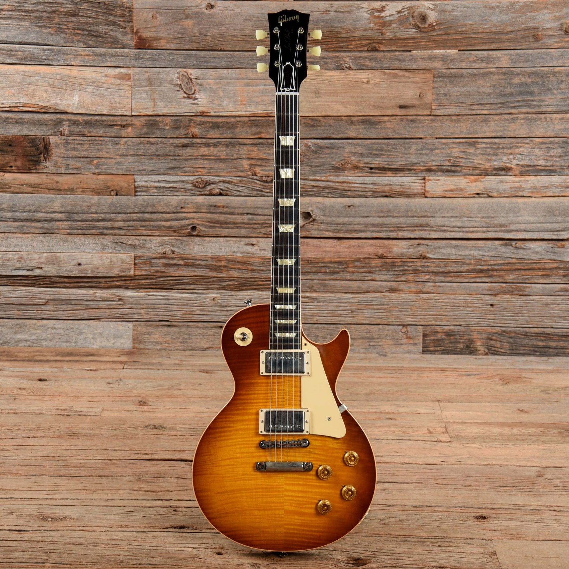 Gibson Custom 1958 Les Paul Standard Reissue "CME Spec" Amber VOS 2021 Electric Guitars / Solid Body