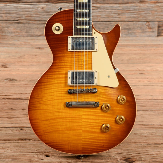Gibson Custom 1958 Les Paul Standard Reissue CME Spec Amber VOS 2021 Electric Guitars / Solid Body