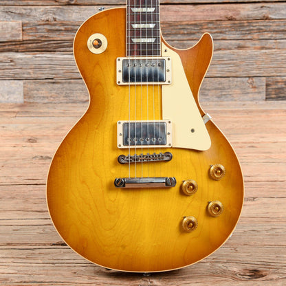 Gibson Custom 1958 Les Paul Standard Reissue Faded Lemon Burst 2020 Electric Guitars / Solid Body