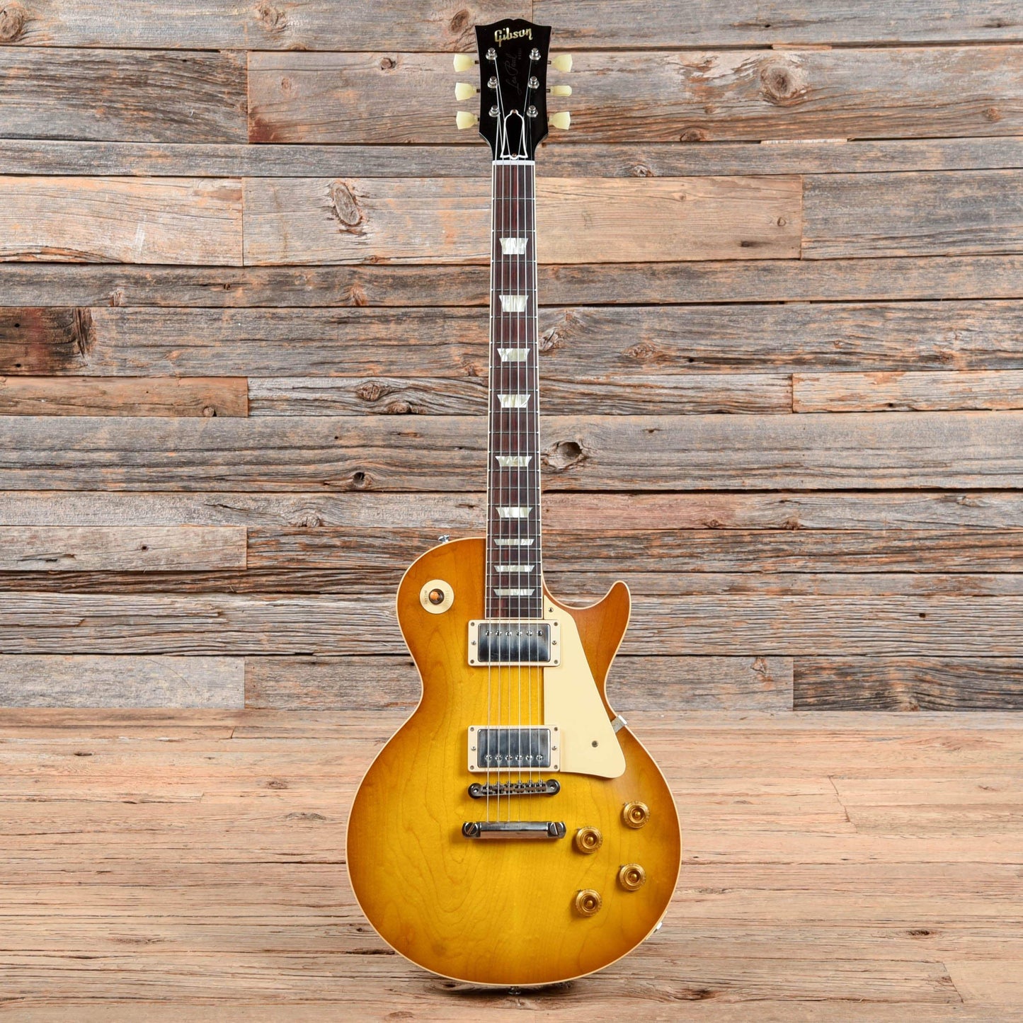 Gibson Custom 1958 Les Paul Standard Reissue Faded Lemon Burst 2020 Electric Guitars / Solid Body