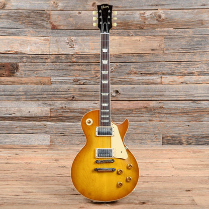 Gibson Custom 1958 Les Paul Standard Reissue Faded Lemon Burst 2020 Electric Guitars / Solid Body